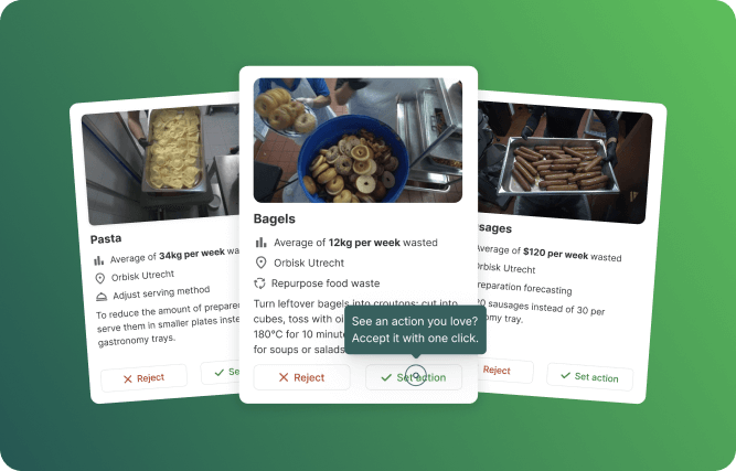 Disposal photo with automatic categorization