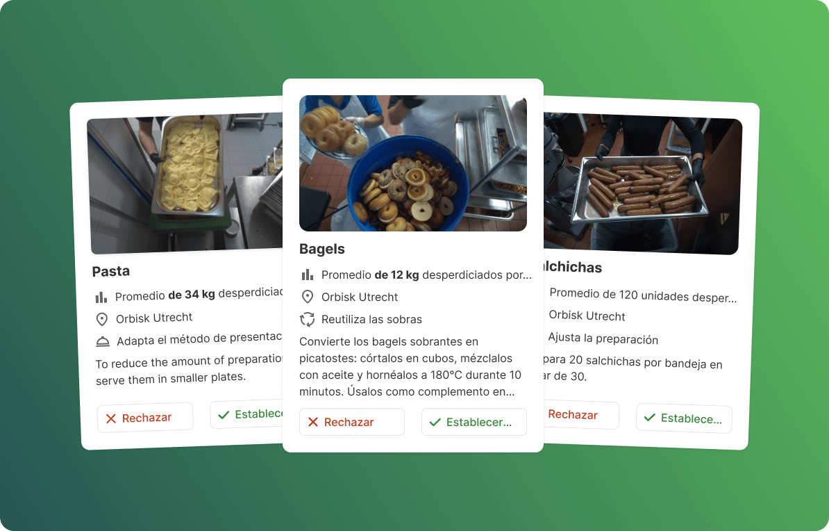 Disposal photo with automatic categorization
